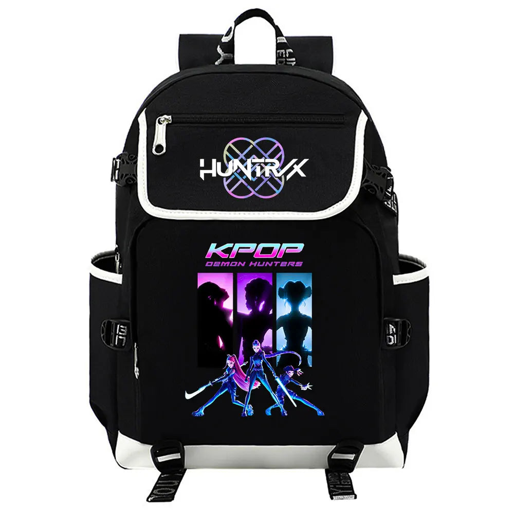 Kpop Demon Hunters Backpack for Girl Boy Student Teenager Rucksack Women Casual School Bags Travel Mochila