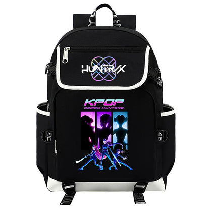 Kpop Demon Hunters Backpack for Girl Boy Student Teenager Rucksack Women Casual School Bags Travel Mochila