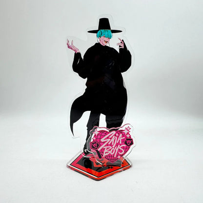 K-Pop Demon Hunters Superstar Rumi Mira Zoe Acrylic KeyChain Standing Plates Backpack Decoration Pendant Ornament Accessories