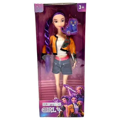 2025 NEW Anime 30CM K-Pop Demon Hunters Doll Vinyl Toy Rumi Mira zoi Character vinyl mask figurine Birthday Gift Fan Club Gifts