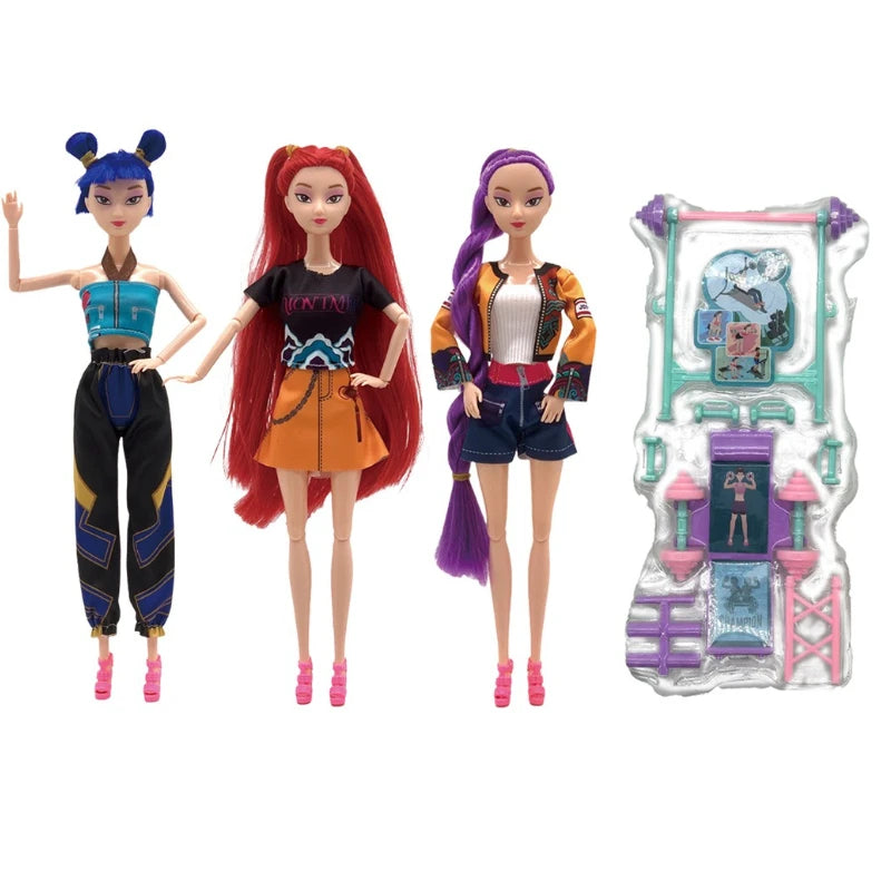 The latest 2025 anime KPop  Demon Hunters doll vinyl toy Rumi Mira zoi character vinyl mask small statue birthday gift, fan club