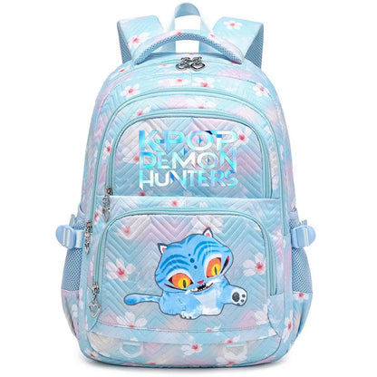K-Pop Demon Hunters Boys Girls Backpack Huntrix Travel Knapsack Schoolbag Rucksack Women Shoulder Bag Halloween Birthday Gifts