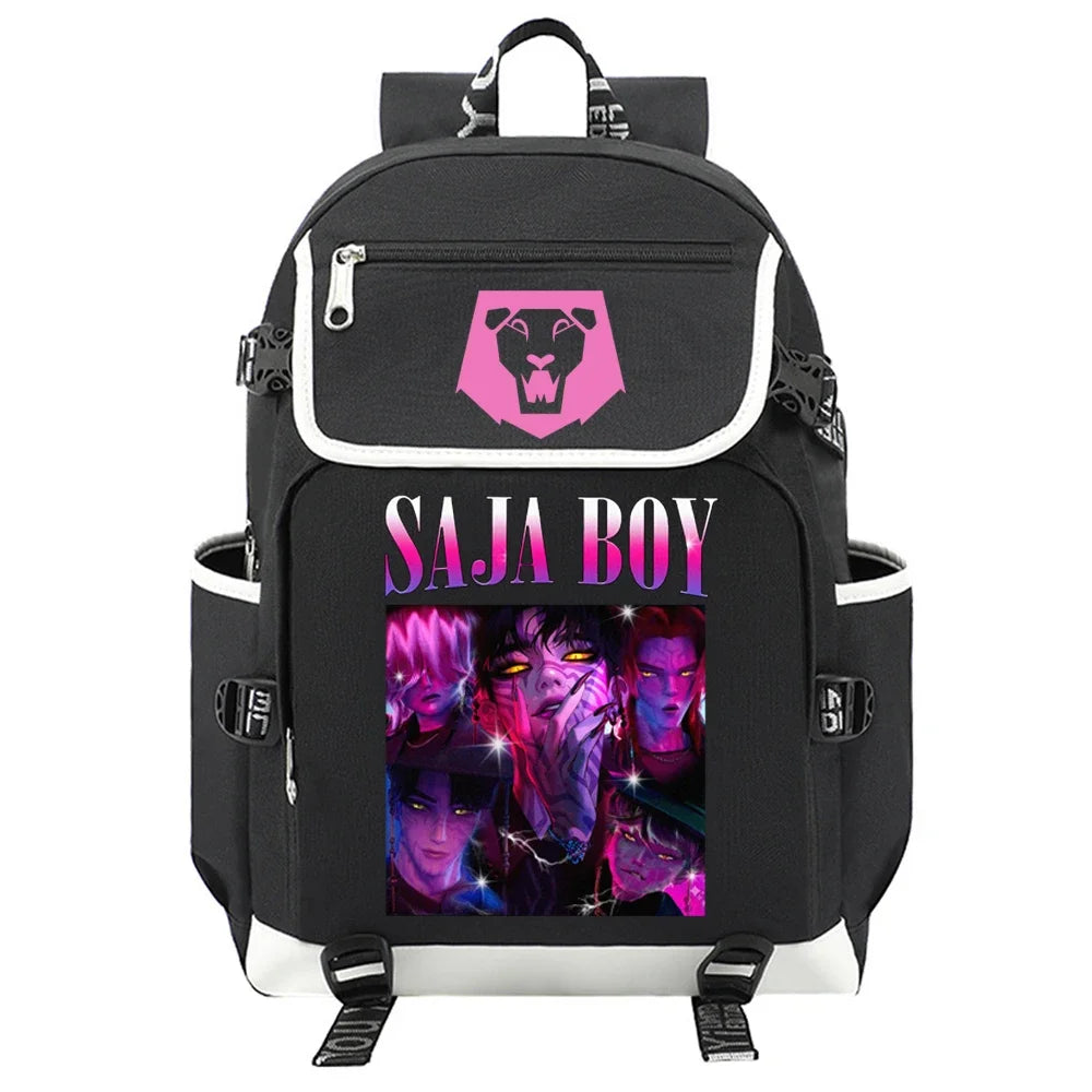 Anime Kpop Demon Hunter Saja Boy Backpack Laptop Backpack Teens Schoolbag Boys Girls Student Book Bag Gift