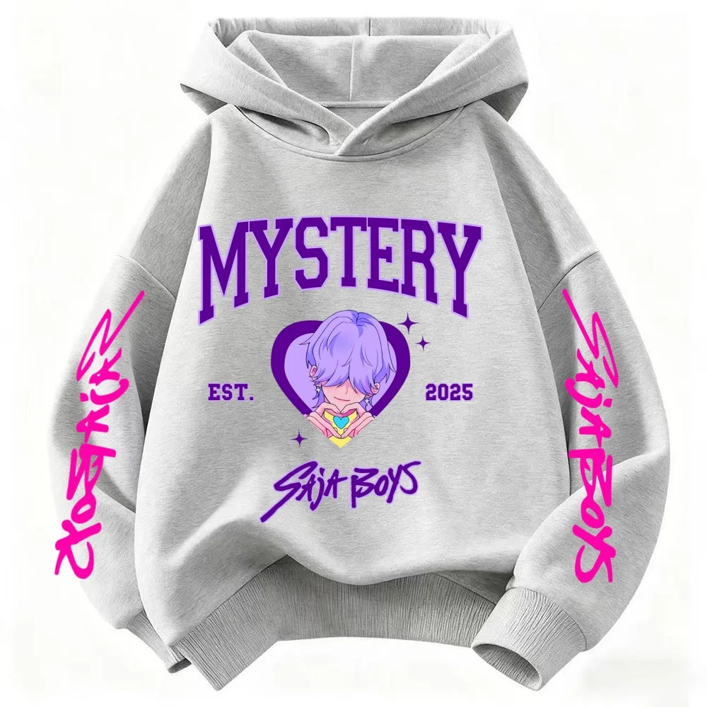 KPop Demon Hunters Hoodies for Kid's Autumn Winter New Cotton Hoodie Fashion 2025 Movie Hoody for Adult Kids Mother-to-be Top