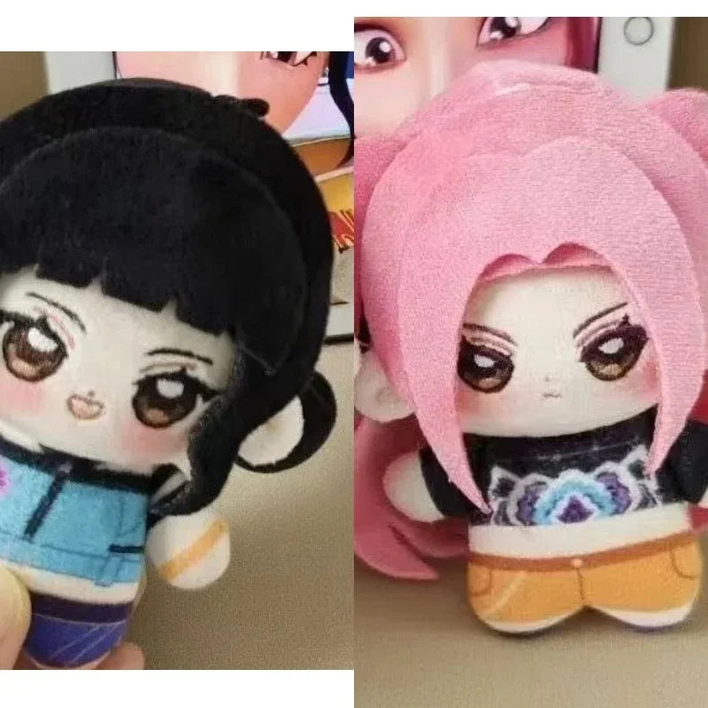 Anime Kpop Demons Hunters Plush Cute Purple Tiger Black Hat Magpie With 3 Eyes Monster Hunt Girl Group Stuffed For Fans Gifts