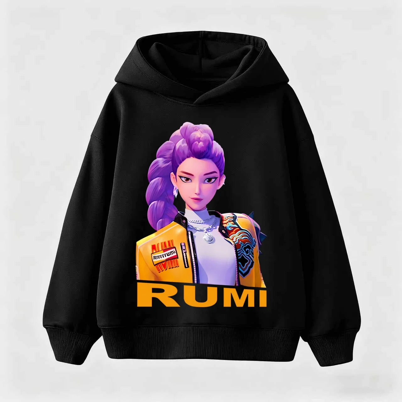 KPop Demon Hunters Hoodies Baby Girl Boy Clothes Fashion Casual Hooded Sweatshirts K-Pop Demon Hunters Pullover Kids Outfits Gif