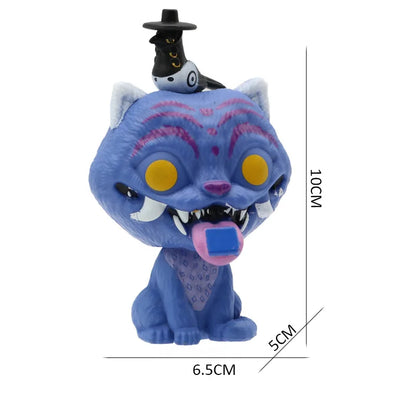 KPOP Demon Hunter 4 inch head can move a variety of styles of tiger PVC model game surrounding ornaments Christmas toy gifts