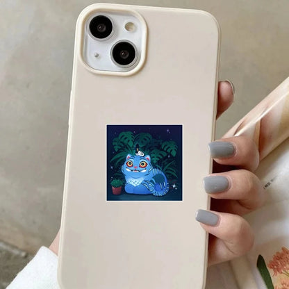 2025 MINISO brand new co branded K-op Movie Demon Hunters Huntrix Saja Boys Derpy Tiger Stickers  Vinyl  Toy Kid Gifts