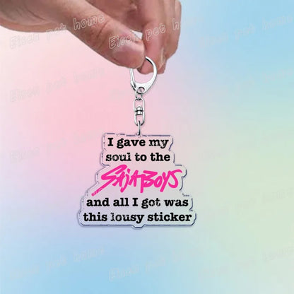 Kpop Demon Hunters Huntrix Saja Boys Keychain Llavero Accessories Bag Rumi Zoey Jinu Ramen Keychains Keyrings Jewelry Fans Gift