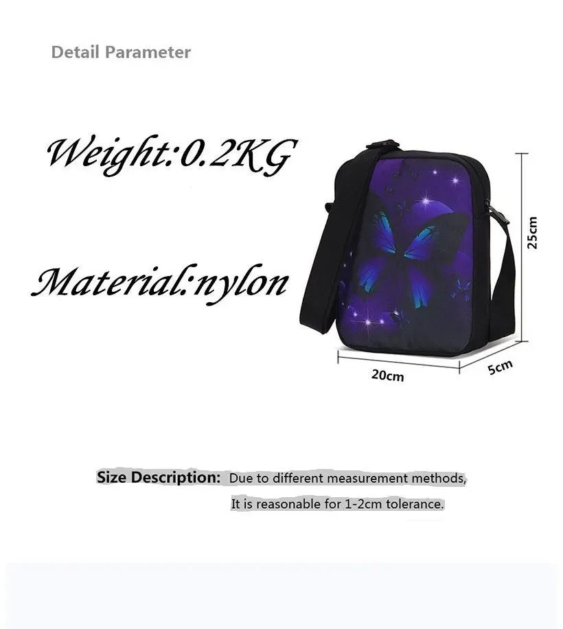 Cartoon  KPop Demon Hunters Child School Backpack With Shoulder Bag Pencil Bag For Kindergarten,Light Weight Child Bags