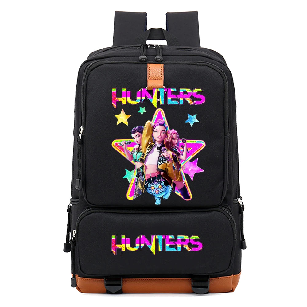 Kpop Demon Hunter Saja Boy Schoolbag Backpack Laptop Teens Student Book Bag Gift