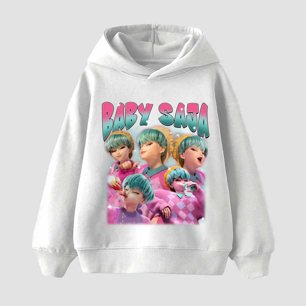 KPop Demon Hunters Hoodies for Kid's Autumn Winter New Cotton Hoodie Fashion 2025 Movie Hoody for Adult Kids Mother-to-be Top