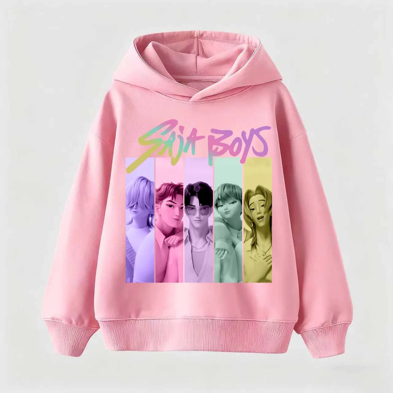 Casual Movie Unisex Hoodies Kid Hoodie Manga Kids Kpop Demon Hunters Children's Sweatshirt Cute Tiger Hoody for Boys Girls