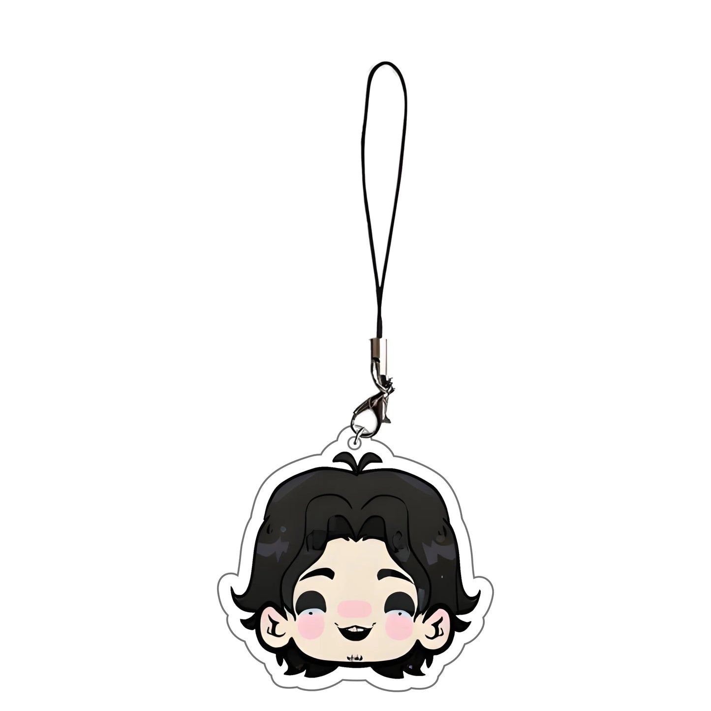 Anime KPop Demon Hunters Tiger Acrylic phone charm Pendant Keyring Jewelry Backpack Decorations Halloween Carnival Props Gifts