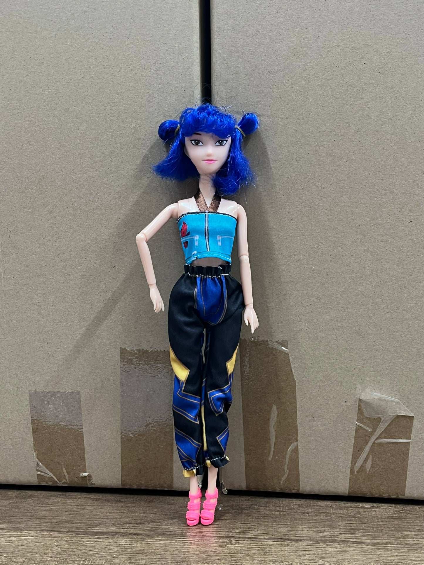 11in Kpop Demon Hunters Vinyl Figurines New K-POP Demon Slayer Miniatures Doll Lumimila Zoey Desktop Ornament Decoration Gifts