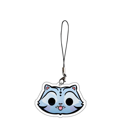 Anime KPop Demon Hunters Tiger Acrylic phone charm Pendant Keyring Jewelry Backpack Decorations Halloween Carnival Props Gifts