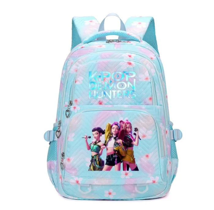 K-Pop Demon Hunters Boys Girls Backpack Huntrix Travel Knapsack Schoolbag Rucksack Women Shoulder Bag Halloween Birthday Gifts