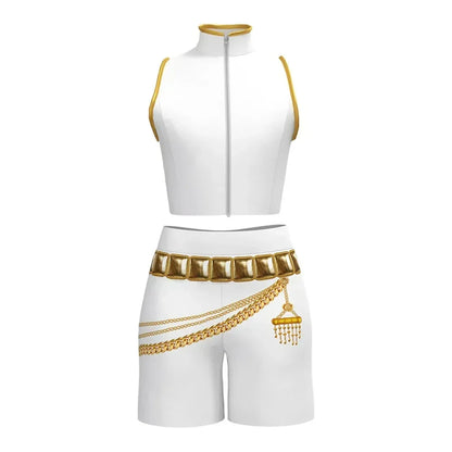 Girls Rumi Zoey Mira Cosplay KPop Demon Hunters Cosplay Costume Children Black Golden Suit Halloween Huntrix Role Playing Outfit