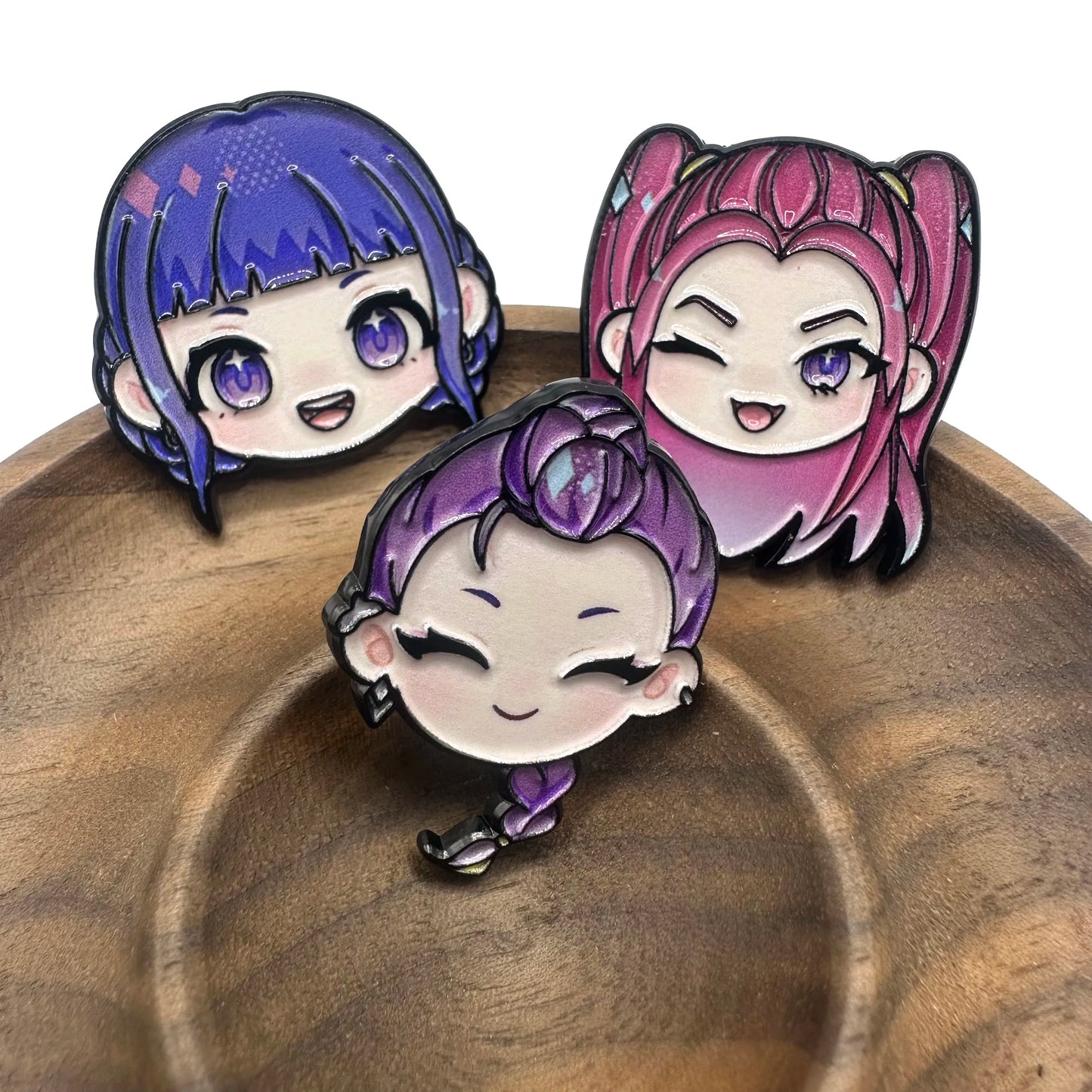 Enamel Pins KPop Demon Hunters Character Brooches Pins Lapel Pins Badge Clothing Accessories Fashion Jewelry Friendsfunny Gifts