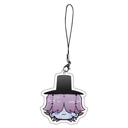 Anime KPop Demon Hunters Tiger Acrylic phone charm Pendant Keyring Jewelry Backpack Decorations Halloween Carnival Props Gifts