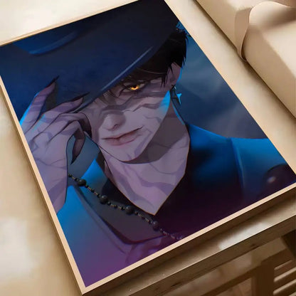 Hot Movie K-pop D-Demon H-Hunters Anime Poster Waterproof HD Art Wall Decal Self-Adhesive Print. Aesthetic Home Room Decor for L