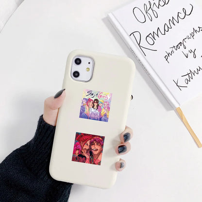 500pcs/Roll K-POP Demon Hunters Stickers for Kids Toys Refrigerator Guitar Luggage Graffiti Envelope Packaging Sealing Gifts