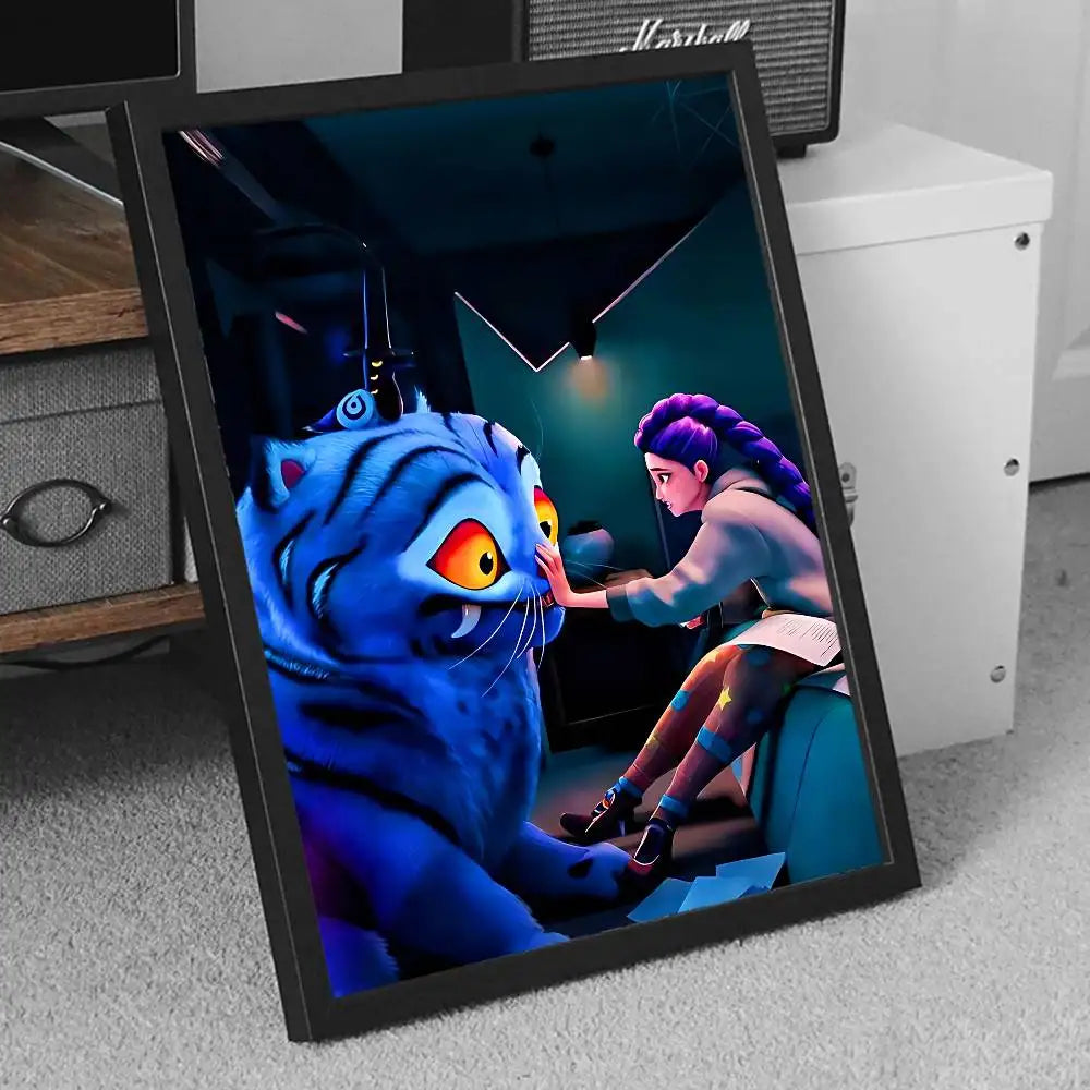 Kpop D-Demon H-Hunters Derpy Sussie Poster Prints Wall Art Painting Picture Gift Living Room Bar Restaurant Dec Sticker Large