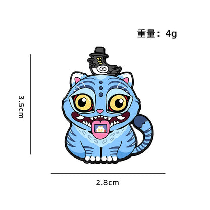 4Pcs K Pop Demon Hunters Enamel Pins Character Brooches Pins Lapel Pins Badge Clothing Accessories Fashion Jewelry Friendsfunny