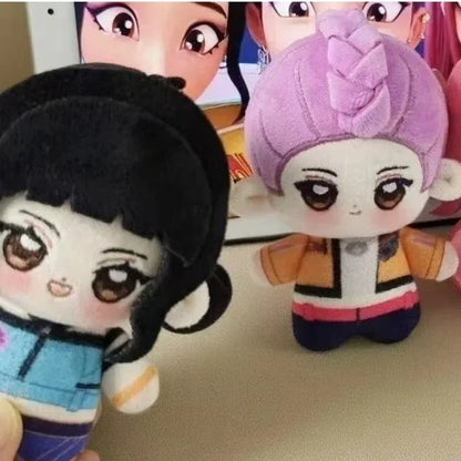 Anime Kpop Demons Hunters Plush Cute Purple Tiger Black Hat Magpie With 3 Eyes Monster Hunt Girl Group Stuffed For Fans Gifts