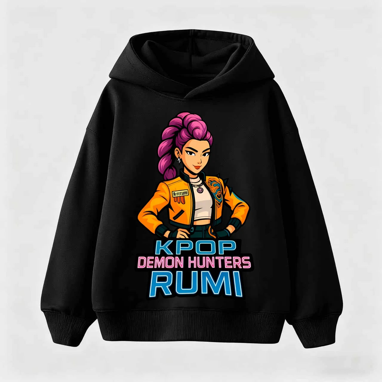 2025 KPop Demon Hunters Hoodie Fashion Rumi Sweatshirt Pullover Cute Long Sleeve Autumn Boys Girls Cartoon Y2K Hoody Sportswear