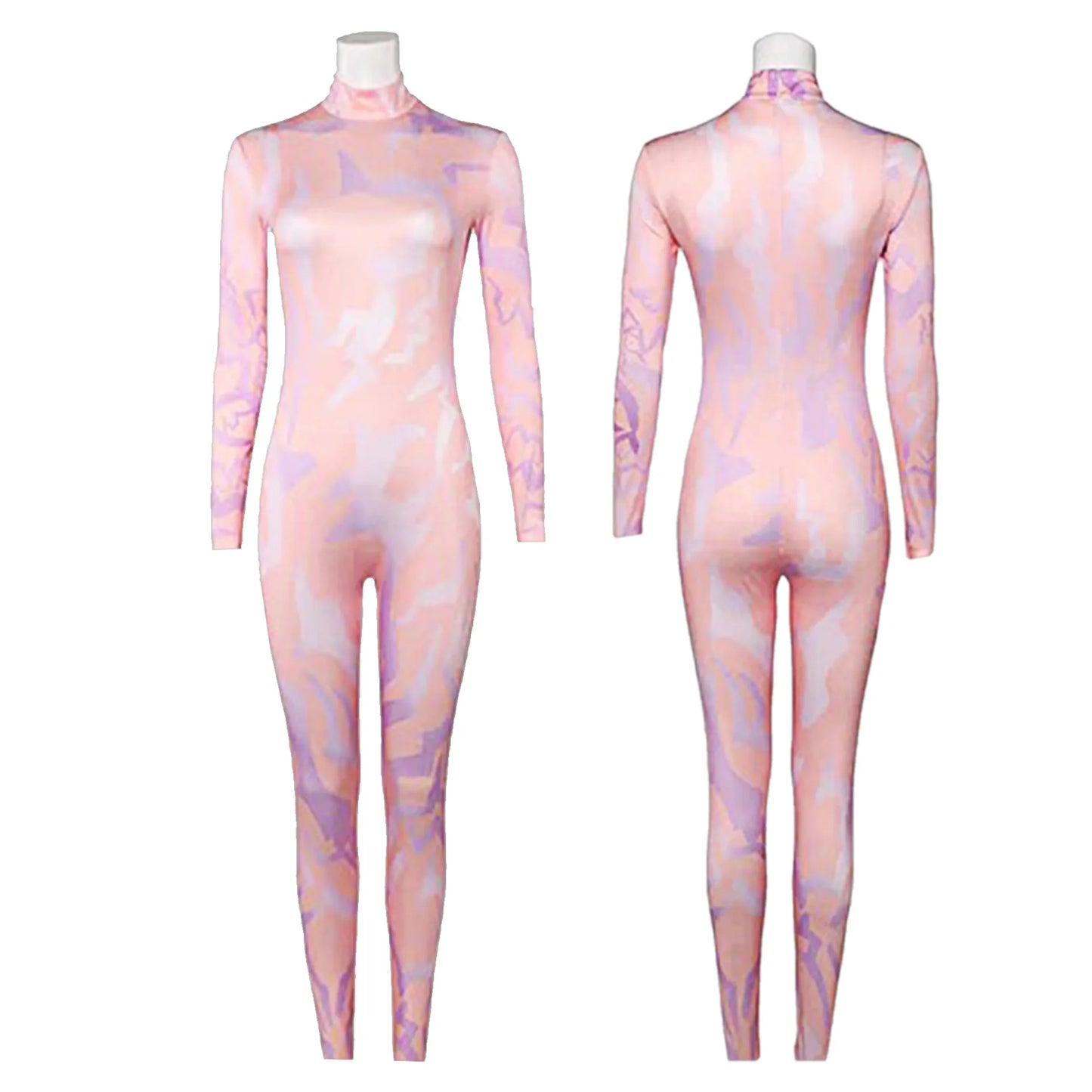 Demon Hunters Rumi Costume K Pops Colorful Tattoo Jumpsuit Outfits Devil Bodysuit Cosplay Anime Role-play Performance Halloween