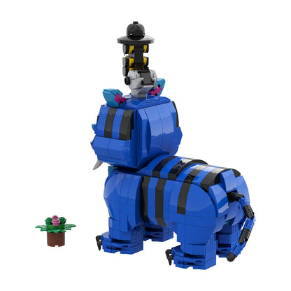 MOC K-pop Demon Hunters Magpie Model Building Blocks Rumi Figure Sussie Demonic Magpie Lion Crow Animal Bricks Toy Gift