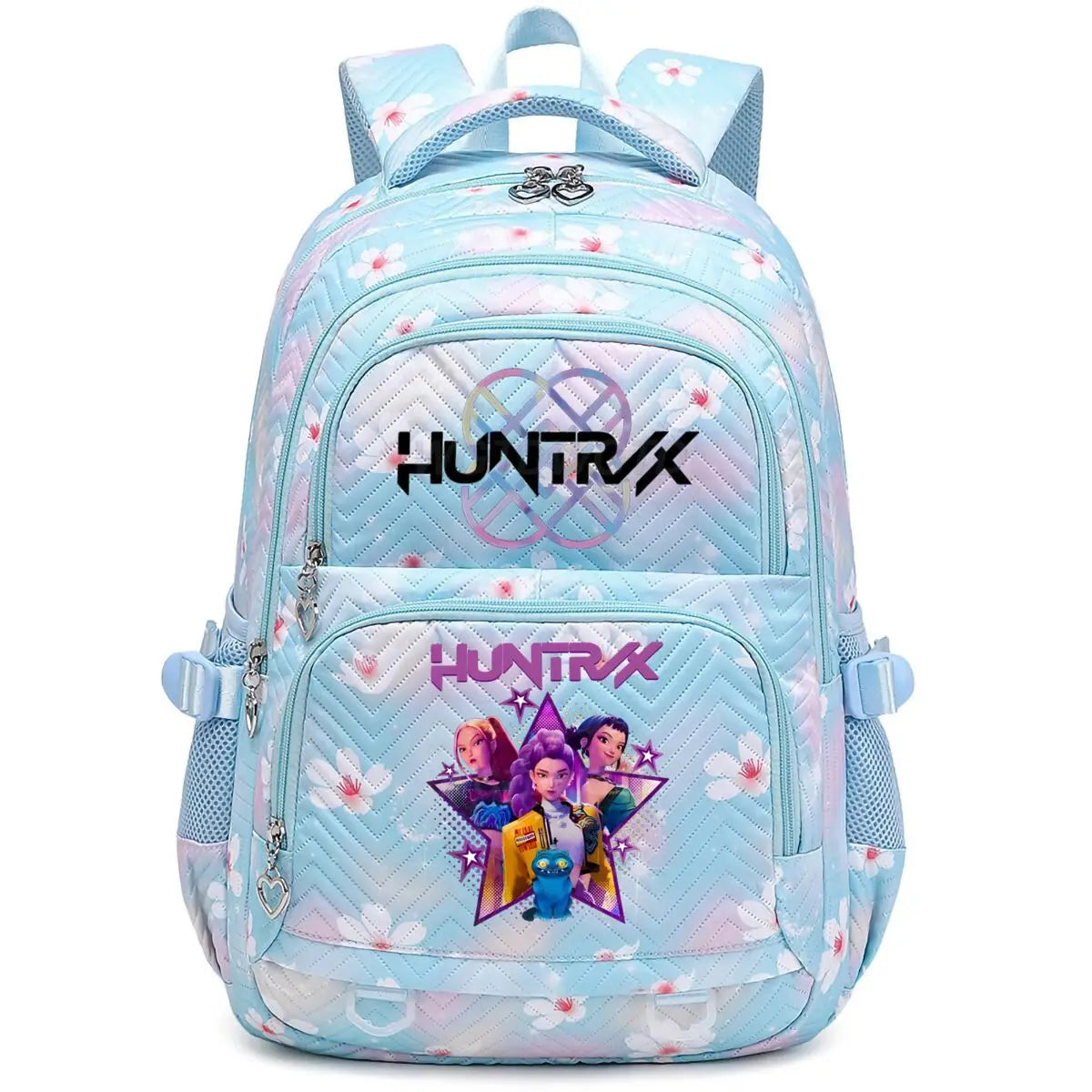 Kpop Demon Hunters Backpack Cartoon Rumi Mira Zoey HUNTR/X Saja Boys Print Schoolbag Large Capacity Student School Bas for Girls