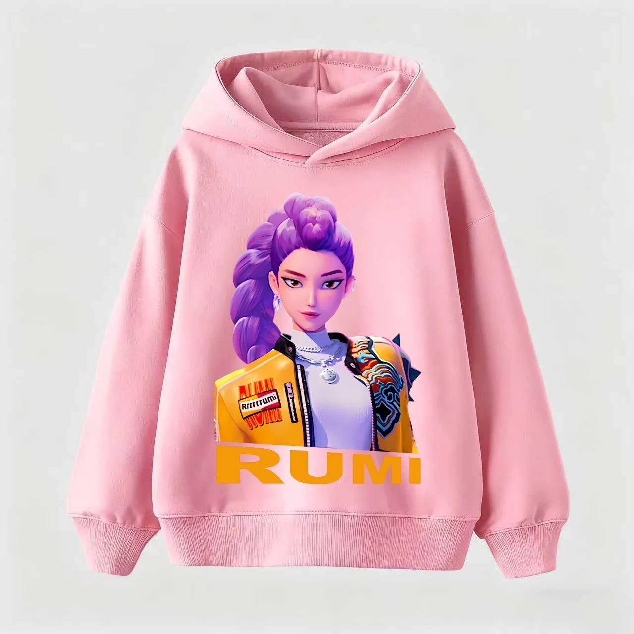 KPop Demon Hunters Hoodies Baby Girl Boy Clothes Fashion Casual Hooded Sweatshirts K-Pop Demon Hunters Pullover Kids Outfits Gif