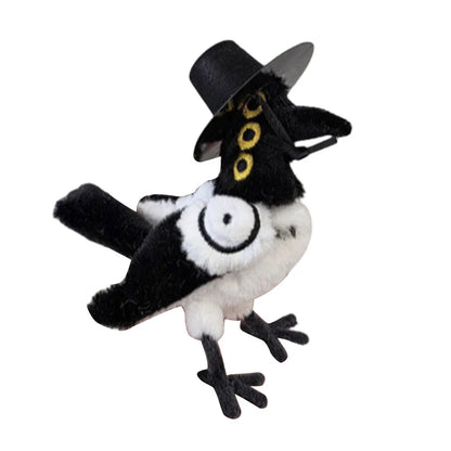 Tiger Crow Prop Kpop Demon Hunters PP Cotton Movie Plush Toy Tiger Plushie Doll KPop Demon Hunters Merch Birthday Gifts For Fans