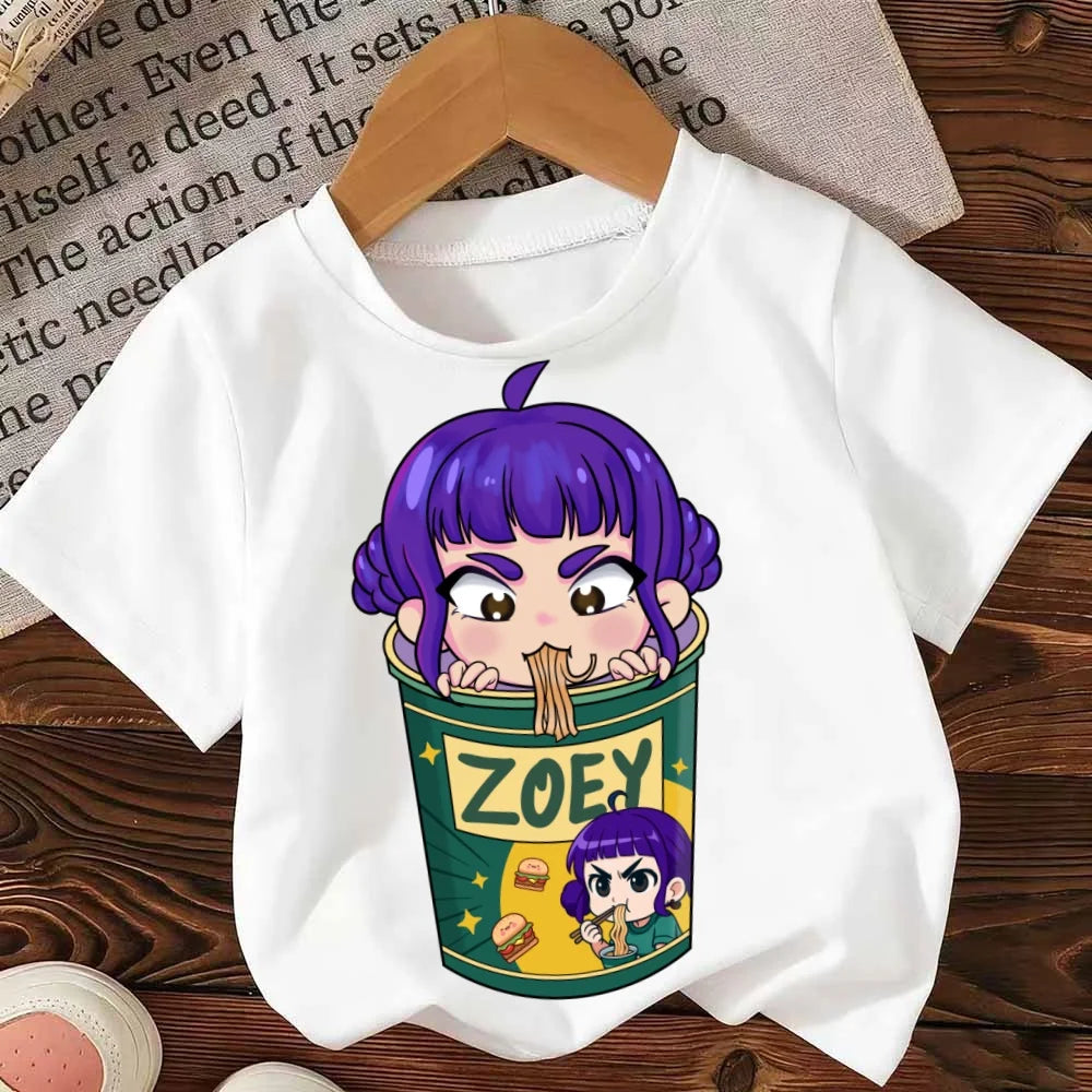 Fashion Movie Kids T-shirt KPop Demon Hunters Funny Gift for Fans Tshirt K-Pop Demon Hunters Clothes Cool Girls Tee Top