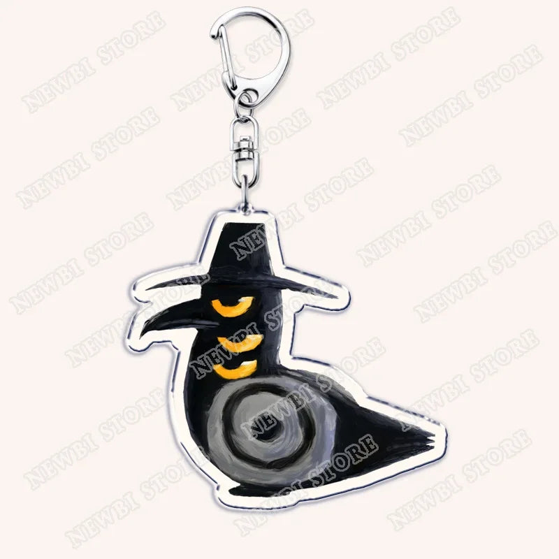 HOT Kpop Demon Hunters Huntrix Saja Boys Keychains for Accessories Bag Rumi Zoey Jinu Ramen Ramyeon Keyring Jewelry Fans Gifts