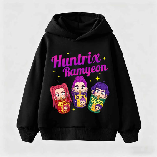 Movie New Kids K-Pop Demon Hunters Hooded Tops Toddler Girl Clothes KPop Demon Hunters Hoodie Girls Fashion Casual Sweatshirt