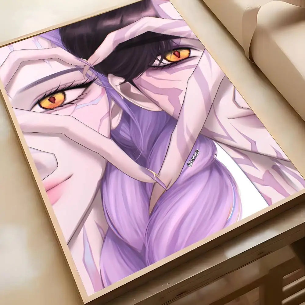 1PC K-POP DEMON HUNTERS Poster High-definition art sticker Self adhesive waterproof home decoration for living rooms bedrooms