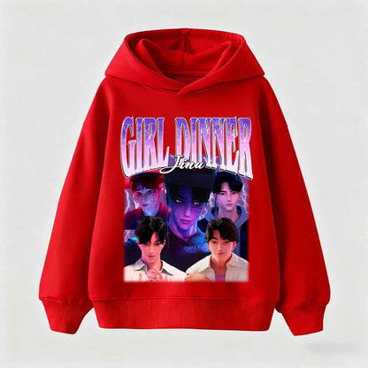 Toddler Girl Clothes KPop Demon Hunters Hoodie Girls Fashion Casual Sweatshirt Movie New Kids K-Pop Demon Hunters Hooded Tops