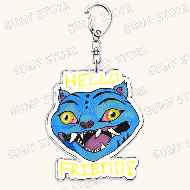 Popular Kpop TV Demon Hunters Huntrix Saja Boys Keychains for Accessories Bag Rumi Zoey Jinu Keyring Jewelry Fans Friends Gifts