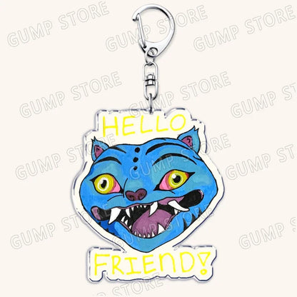 Popular Kpop TV Demon Hunters Huntrix Saja Boys Keychains for Accessories Bag Rumi Zoey Jinu Keyring Jewelry Fans Friends Gifts