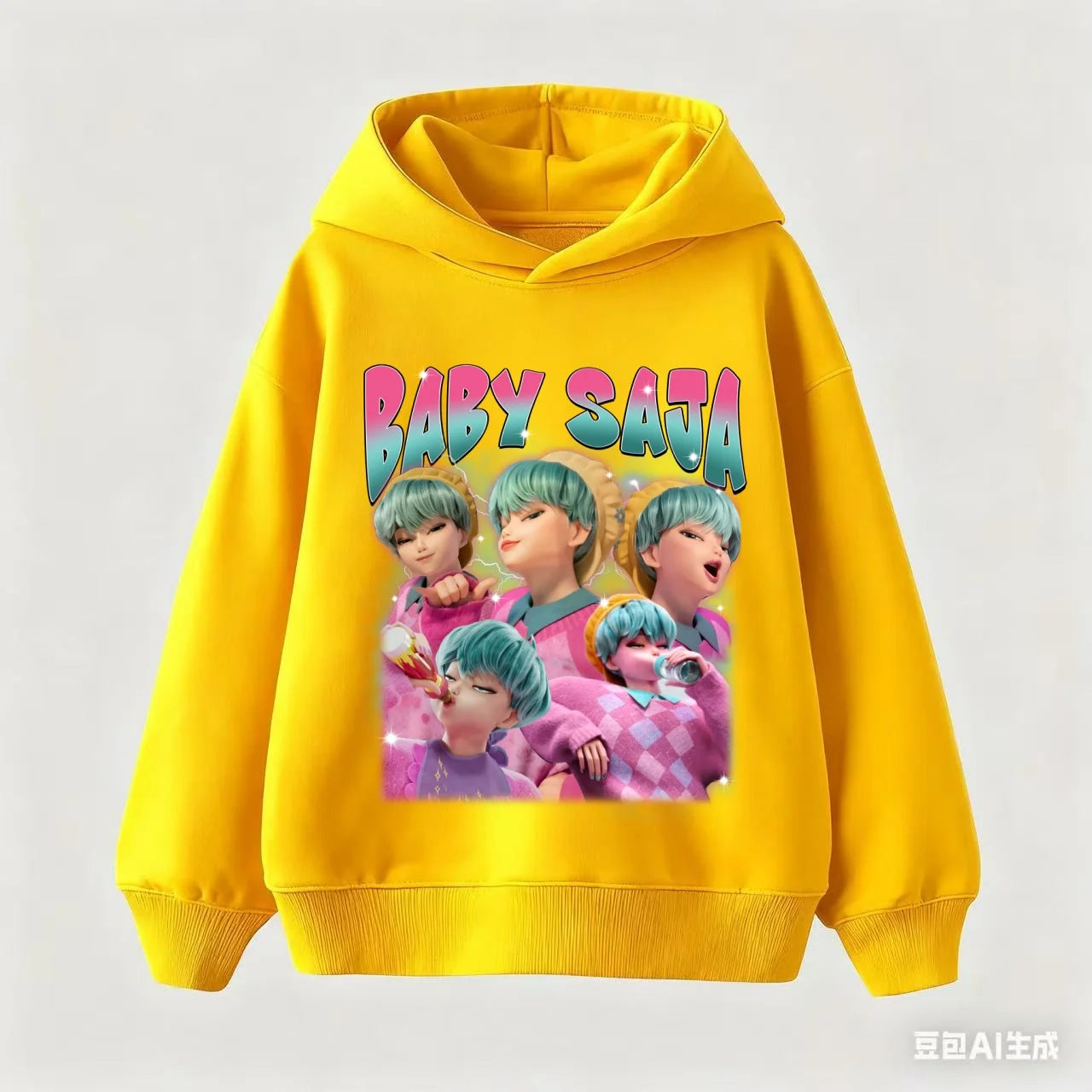 KPop Demon Hunters Hoodies for Kid's Autumn Winter New Cotton Hoodie Fashion 2025 Movie Hoody for Adult Kids Mother-to-be Top