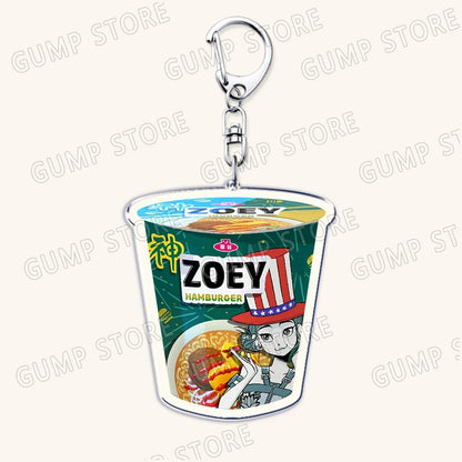 Hot Kpop Demon Hunters Huntrix Saja Boys Keychains for Accessories Jewelry Rumi Zoey Jinu Mira Sold My Soul Keyrings Fans Gifts