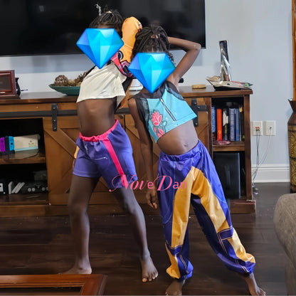 KPop Rumi Mira Zoey Demon Hunters Kids Cosplay Costume Child Huntrix Dress for Girls Roleplay Carnival Party Christmas Costume