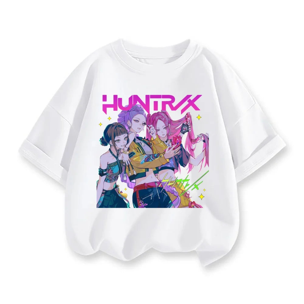 Derpy Tiger Kpop Demon Hunters Shirt for Kids Baby Girl Men Women T Shirt Cute Tiger Cartoon Clothes 2025 Hot Movie Print Soft