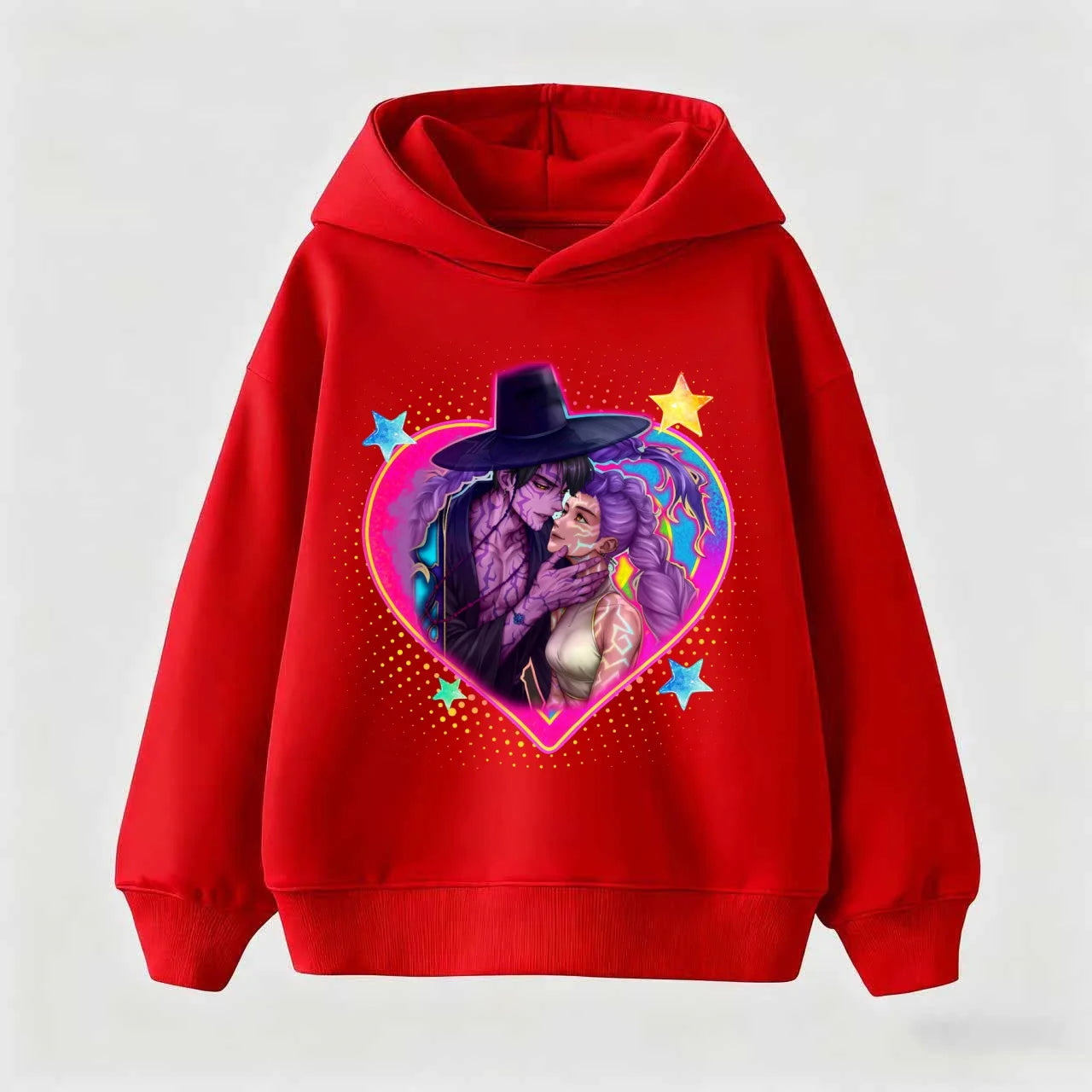 KPop Demon Hunter Huntrix Children's Sweatshirt Autumn New Boys Girls Fashion Street Pullover Children's Clothing