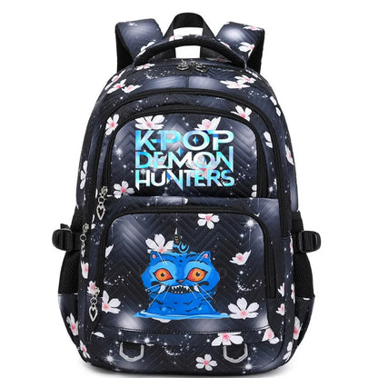 K-Pop Demon Hunters Boys Girls Backpack Huntrix Travel Knapsack Schoolbag Rucksack Women Shoulder Bag Halloween Birthday Gifts