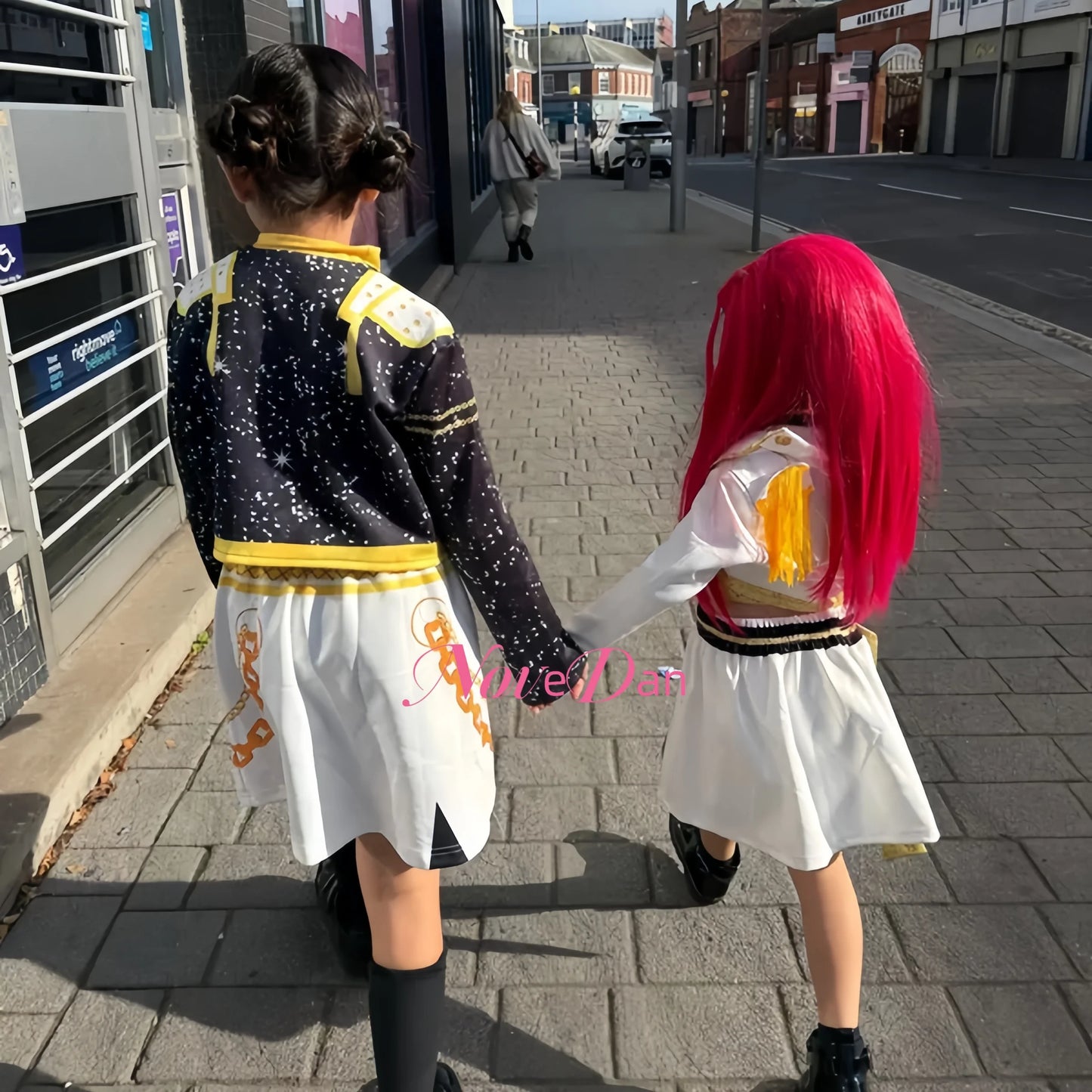 KPop Rumi Mira Zoey Demon Hunters Kids Cosplay Costume Child Huntrix Dress for Girls Roleplay Carnival Party Christmas Costume