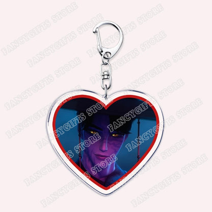 Kpop Demon Girls Keychain for Accessories Huntrix Saja Boys Rumi Zoey Jinu Derpy Tiger Keyrings Key Chains Jewelry Fans Gifts